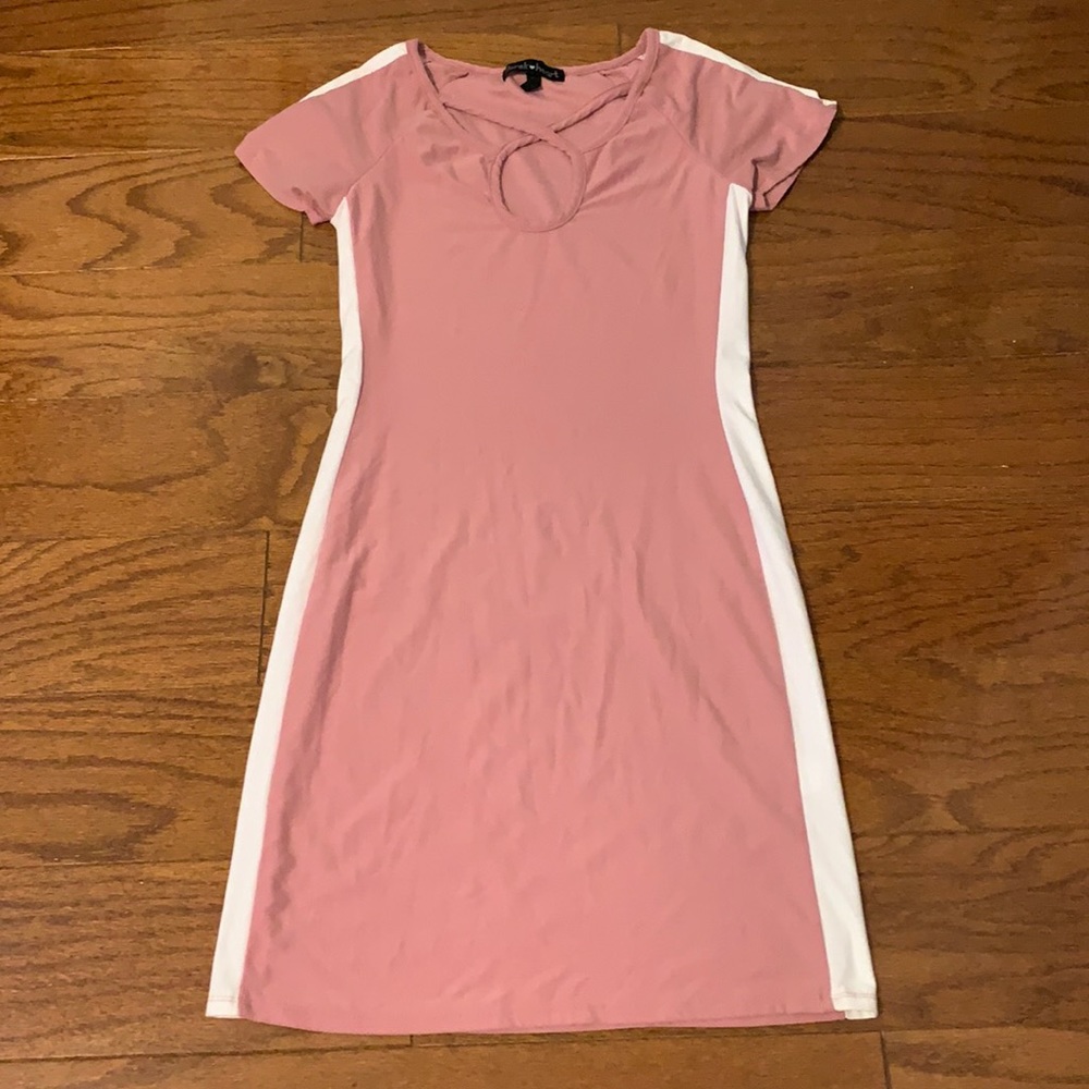 Derek Heart pink athleisure dress